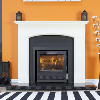 Queensbury 48" Portuguese Limestone Fireplace Mantel - Eurostove