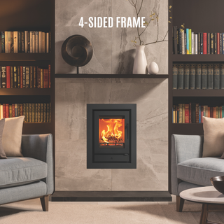 Riva2 40 5kW Multi Fuel Cassette Inset Stove - Stovax