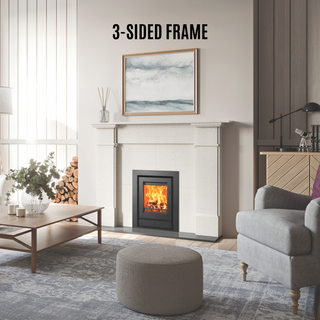 Riva2 40 5kW Multi Fuel Cassette Inset Stove - Stovax