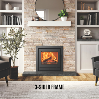 Riva2 50 5kW Wood Burning Cassette Inset Stove - Stovax
