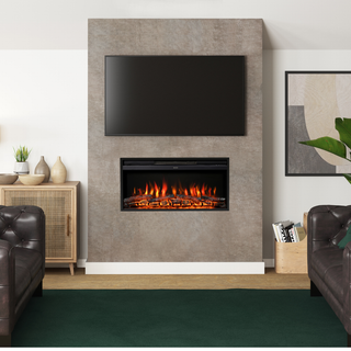 Rodwell 36" Wall Inset Electric Fire - Flare
