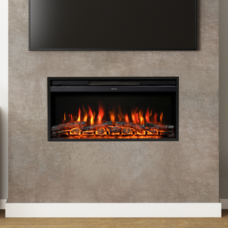 Rodwell 36" Wall Inset Electric Fire - Flare