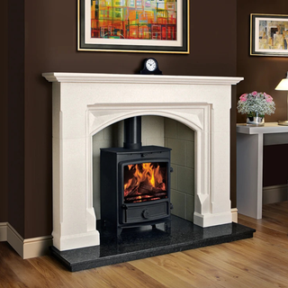 Rutland 58" Aegean Limestone Fireplace Mantel - FDC