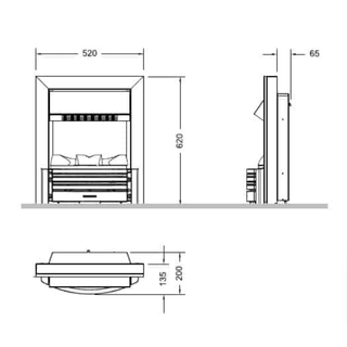 Ex-Display Dimplex Sacramento Optimyst Hearth Inset Electric Fire