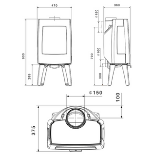 Sense 103 Wood Burning Stove