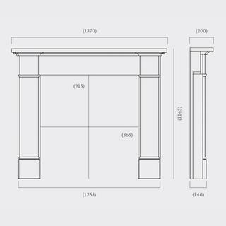 Silsoe 54" Fireplace Mantel