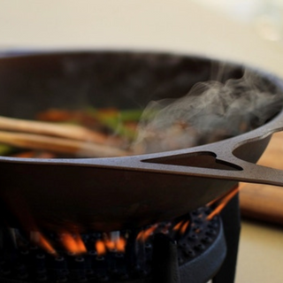 30cm Iron Wok - Solidteknics - Quenched
