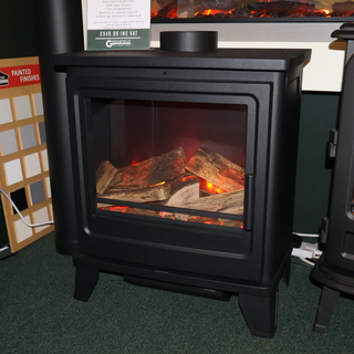 Ex-Display Blackthorn Electric Stove with Premium Real Logs - Solution