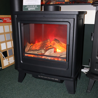 Ex-Display Blackthorn Electric Stove with Premium Real Logs - Solution