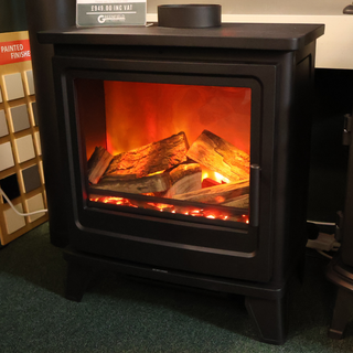 Ex-Display Blackthorn Electric Stove with Premium Real Logs - Solution
