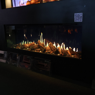 Ex-Display Trueflame 150 3DX LCD 3-Sided Media Wall Electric Fire - Solution