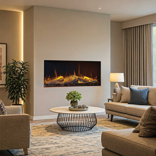 Pure 1300 Black Series Media Wall Electric Fire – Solution