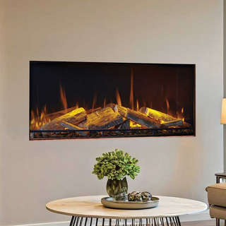 Pure 1300 Black Series Media Wall Electric Fire – Solution