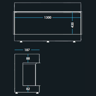 Pure 1300SL Slimline Black Series Media Wall Electric Fire – Solution