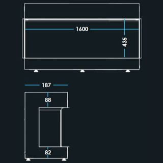 Pure 1600SL Slimline Black Series Media Wall Electric Fire – Solution