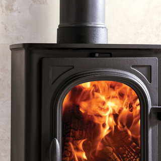 Stockton 4 Solid Fuel Stove - Stovax