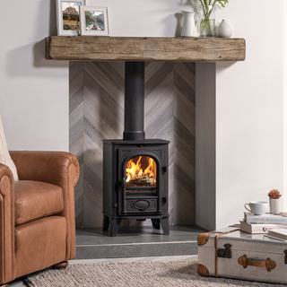 Stockton 4 Solid Fuel Stove - Stovax
