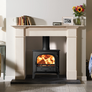 Stockton 5 Wide Solid Fuel Stove - Stovax
