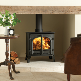 Stockton 8 Solid Fuel Stove - Stovax