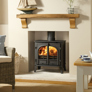 Stockton 8 Solid Fuel Stove - Stovax