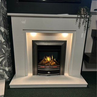 Ex-Display Timara Opulus Electric Fire and Fireplace Suite