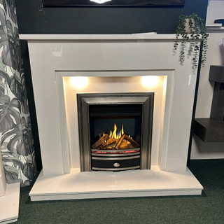 Ex-Display Timara Opulus Electric Fire and Fireplace Suite