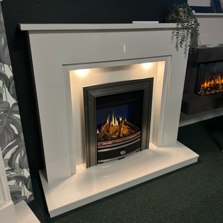 Ex-Display Timara Opulus Electric Fire and Fireplace Suite