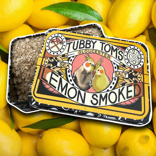 Lemon Smoked Sea Salt Flakes - Tubby Tom's
