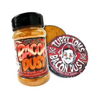 Bacon Dust - World Famous Delicious Smokey Bacon Seasoning - Tubby Tom's Rub