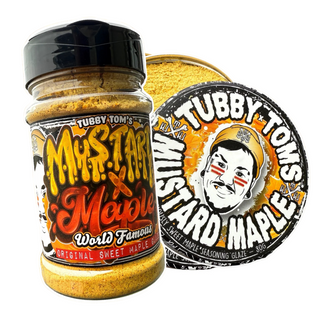 Mustard x Maple - All-American Sweet Tangy Glazing Rub - Tubby Tom's Rub