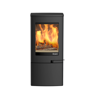Uno 4 Wood Burning Stove with Log Store Base - Nordpeis