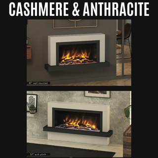 Pryzm Vardo Timber Floor Mounted Fire and Fireplace Suite