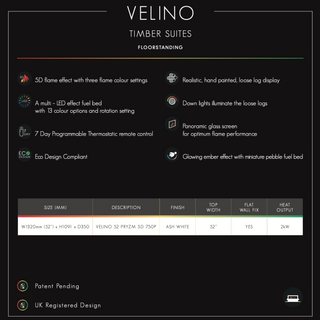 Velino 52 Floor Mounted Suite