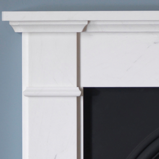 Velletri 56" Clara Pura Marble Mantel