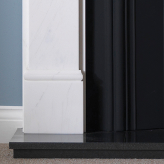 Velletri 56" Clara Pura Marble Mantel