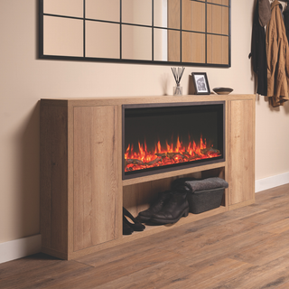 Atmos Venezia Flat-To-Wall Electric Fireplace Suite - FireFX
