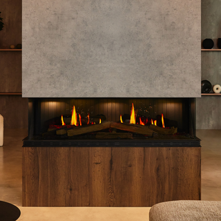 Dimplex Vista Opti-V LCD Realistic Virtual Flame Media Wall Electric Fire