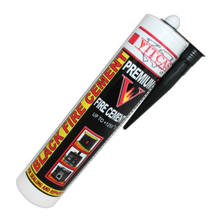 Black Fire Cement 310ml Cartridge - Vitcas