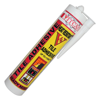 Heat Resistant Tile Adhesive 310ml Cartridge - Vitcas