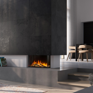 Dimplex Vivente Plus Optiflame 3-Sided App Control Media Wall Electric Fire