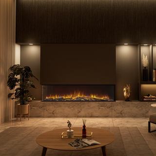 Dimplex Vivente Plus Optiflame 3-Sided App Control Media Wall Electric Fire