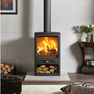 Vogue Medium Solid Fuel Eco Stove - Stovax