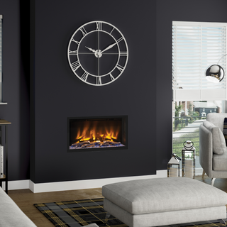 Pryzm Volta 5D Slimline 1-Sided Media Wall Electric Fire
