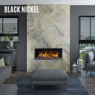 Pryzm Volta 5D Slimline 1-Sided Media Wall Electric Fire