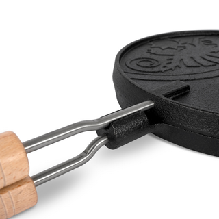 Rotating Waffle Iron Cast Iron - Petromax