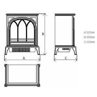 Ravel 400TE Electric Stove - Wildfire