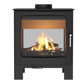 Woodland Double-Sided CAT 9.3kW Woodburning Stove - Mendip