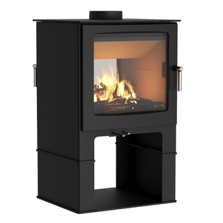 Woodland Double-Sided CAT 9.3kW Woodburning Stove - Mendip
