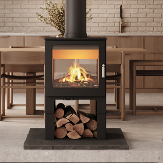 Woodland Double-Sided CAT 9.3kW Woodburning Stove - Mendip