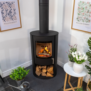 Woodtec FCS Cylindrical Wood Burning Stove